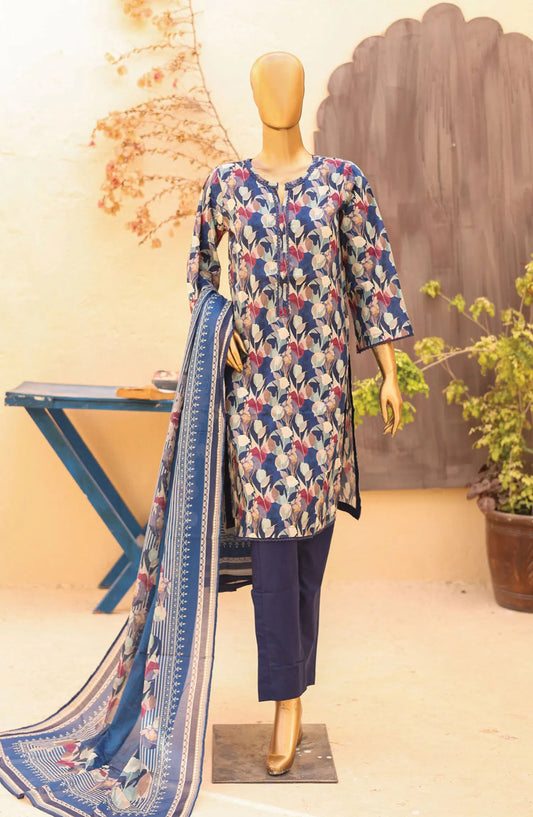 Bin Saeed Printed Lawn Collection 2024 Vol 13 - Design 12