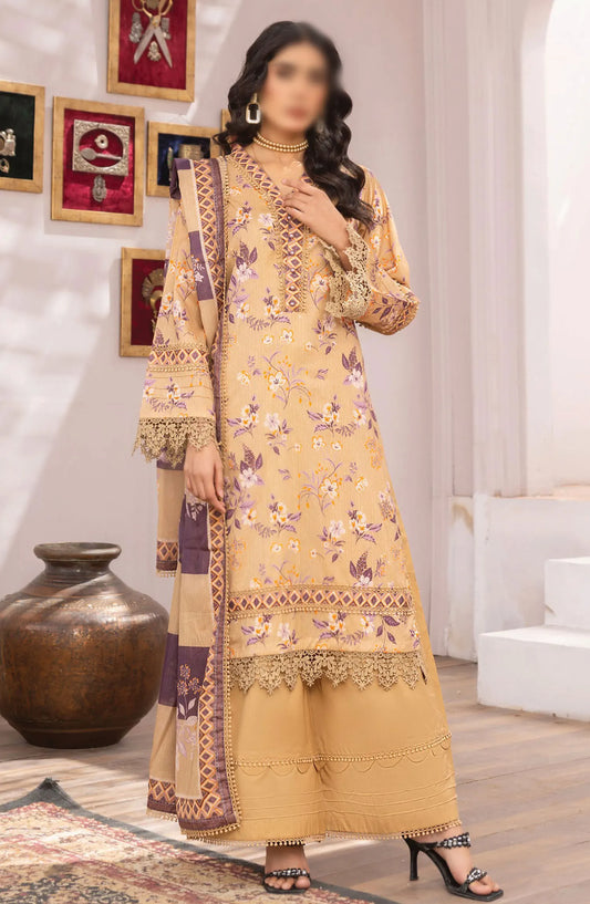 Rang E Noor Digital Printed Dobby Lawn Collection - Design-12