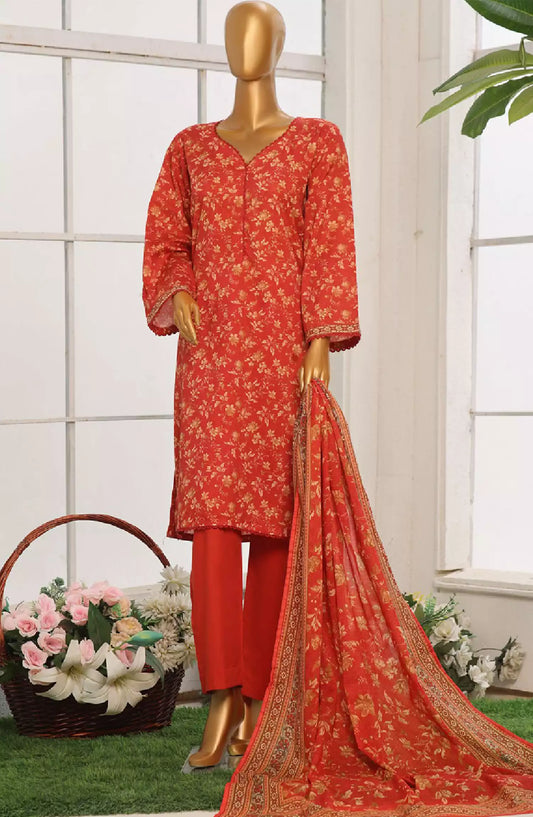 Bin Saeed Exclusive Printed Stitched Cotton Collection - Design 13