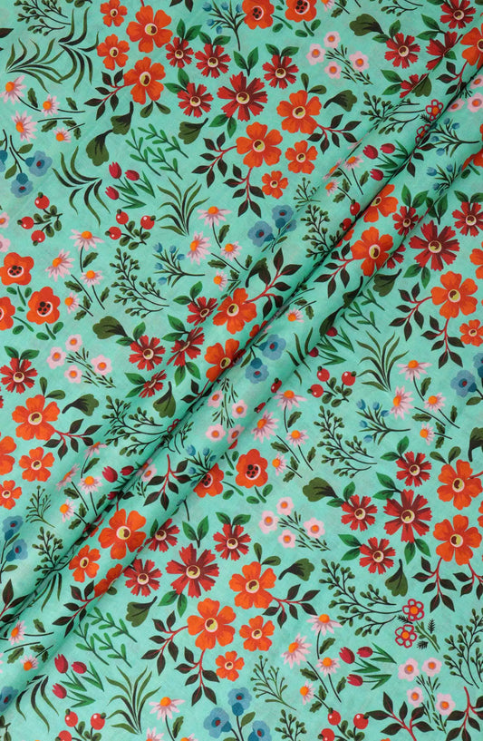 Classic Unstitched Cambric Printed Collection - Design 18