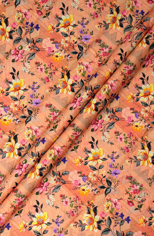 Classic Unstitched Cambric Printed Collection Vol 02 - Design 20