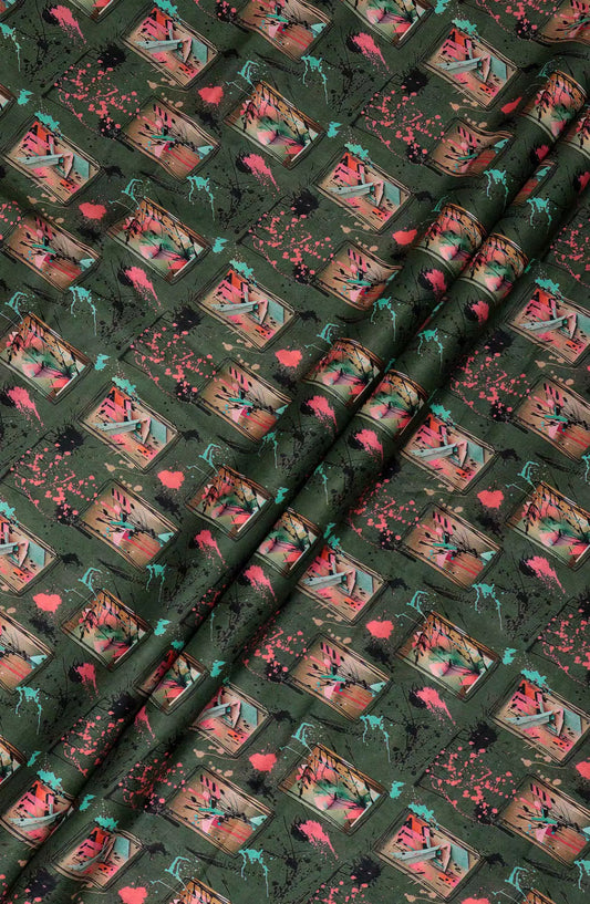 Classic Unstitched Cambric Printed Collection - Design 24