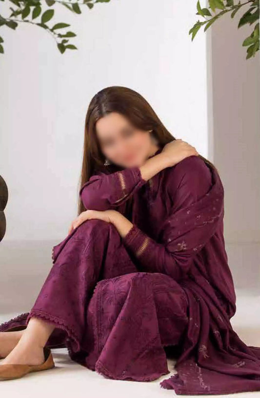 Sobia Nazir Winter Shawl Unstitched Collection 2024 - Design 02 A