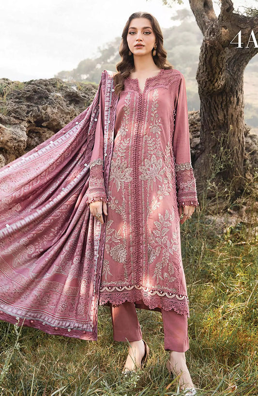 Maria B Unstitched M. Prints Winter 2024 - DESIGN-04 A