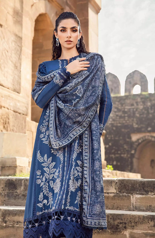 Maria B Unstitched M. Prints Winter 2024 - DESIGN-04 B