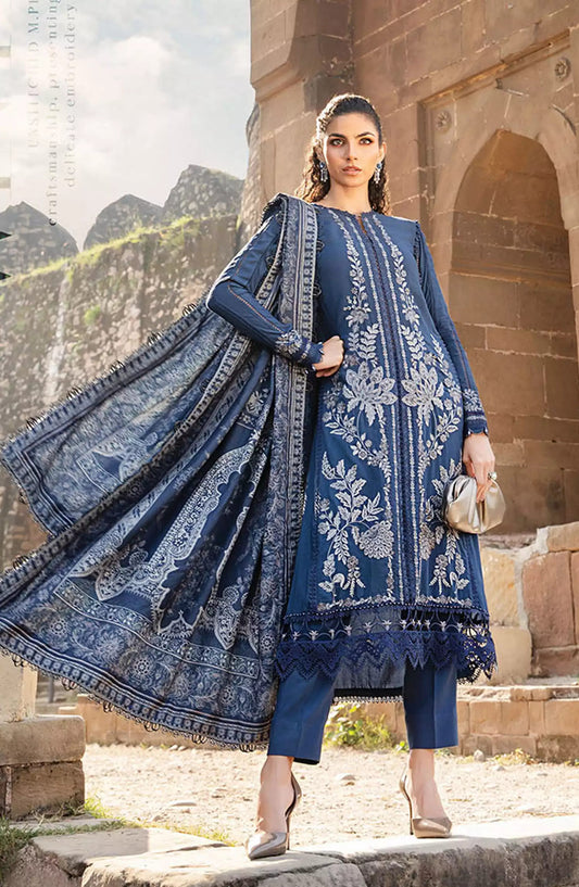 Maria B Unstitched M. Prints Winter 2024 - DESIGN-04 B