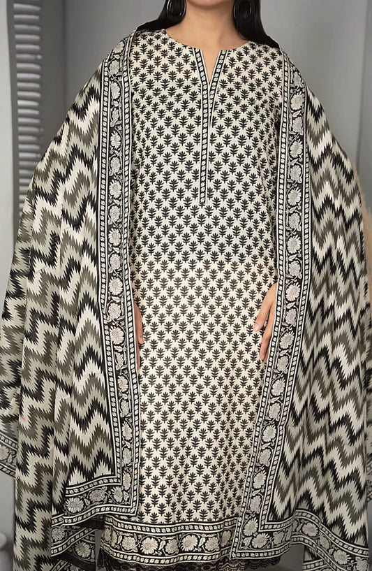 VS SUFINAS Printed Black and White Collection 2024 - DESIGN-518
