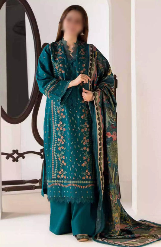 Sobia Nazir Winter Shawl Unstitched Collection 2024 - Design 05 A