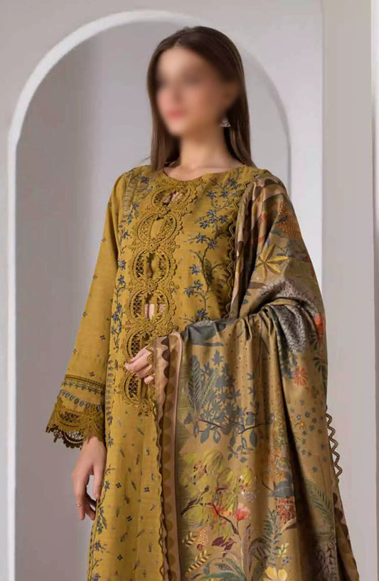 Sobia Nazir Winter Shawl Unstitched Collection 2024 - Design 05 B