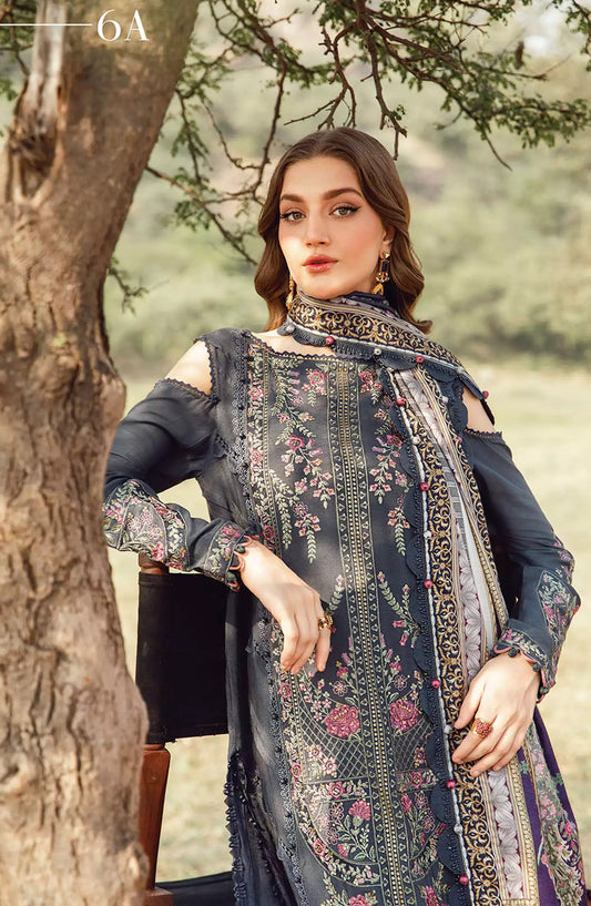 Maria B Unstitched M. Prints Winter 2024 - DESIGN-06 A