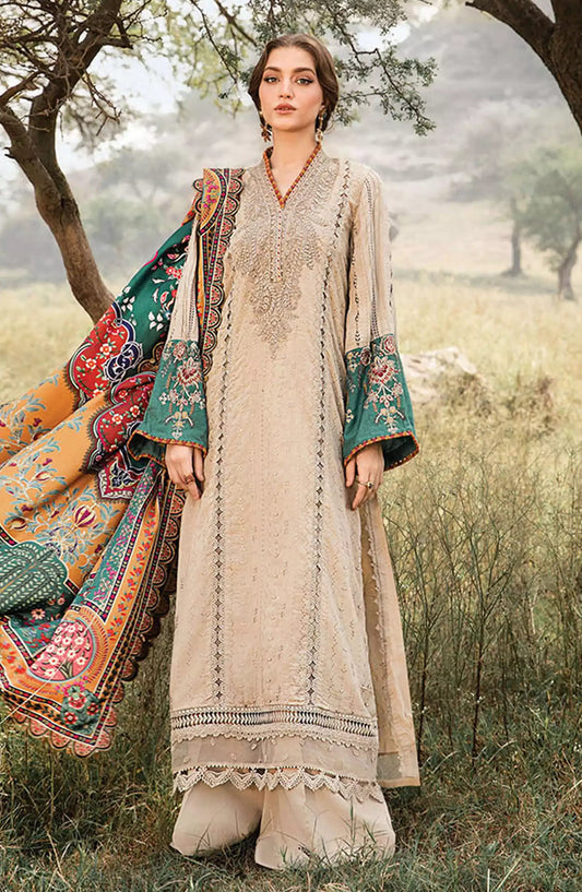 Maria B Unstitched M. Prints Winter 2024 - DESIGN-07 A