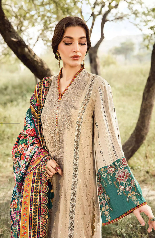 Maria B Unstitched M. Prints Winter 2024 - DESIGN-07 A