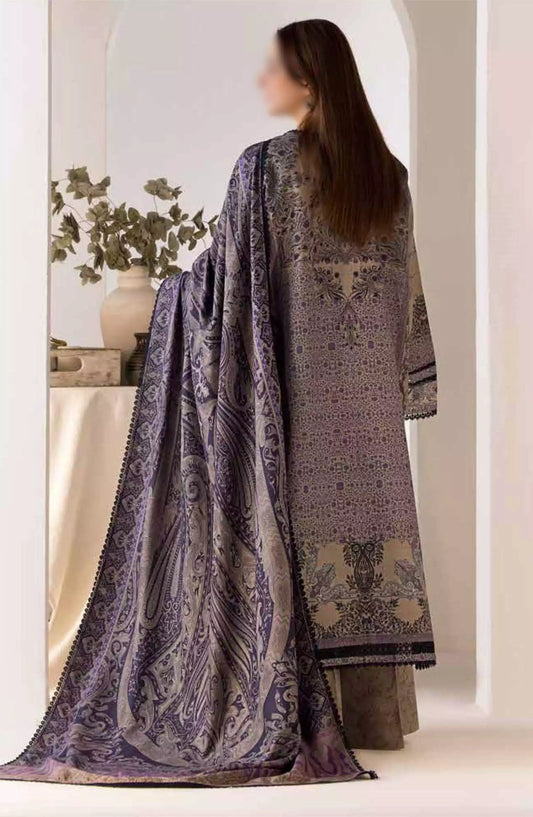 Sobia Nazir Winter Shawl Unstitched Collection 2024 - Design 07 B
