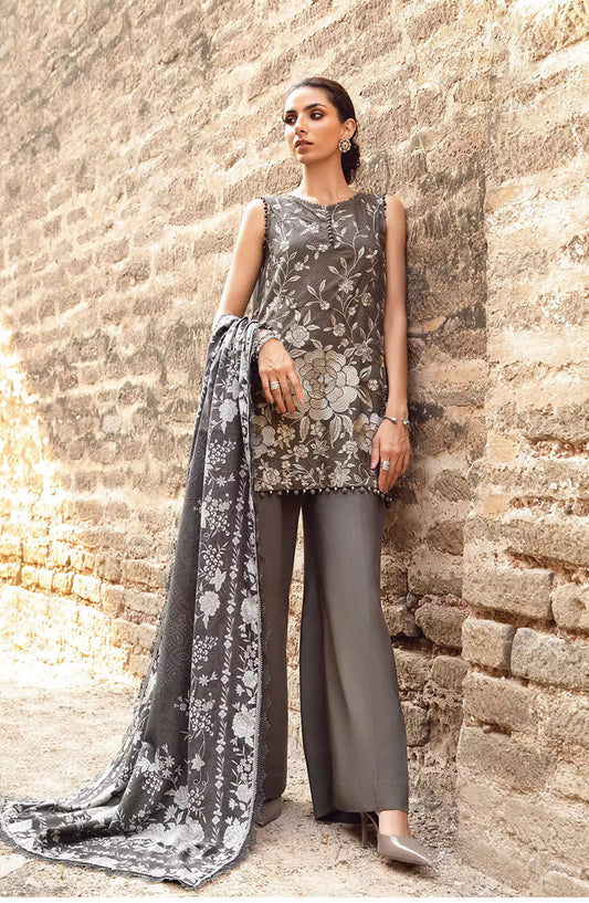 Maria B Unstitched M. Prints Winter 2024 - DESIGN-08 B