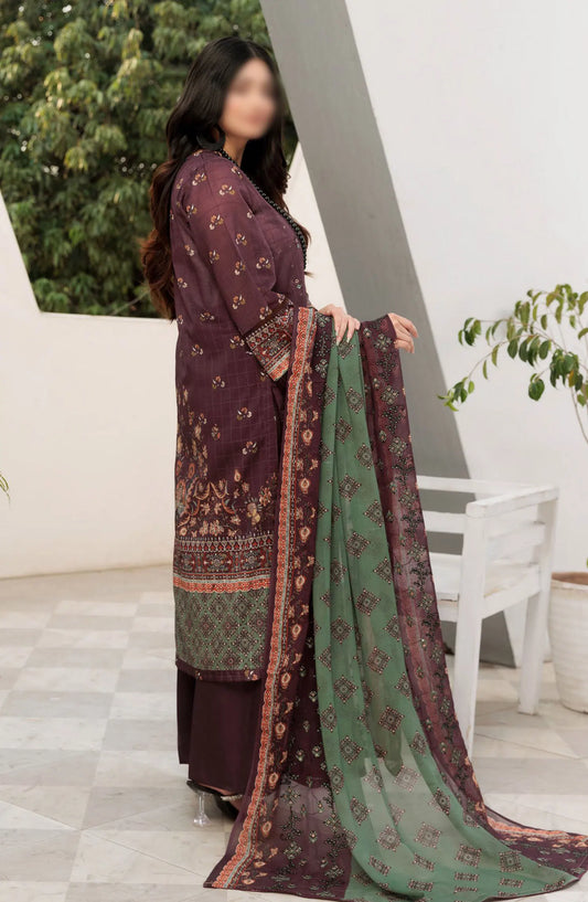 Noor E Hani Printed and Embroidered Lawn Collection Vol 43 - Design 09