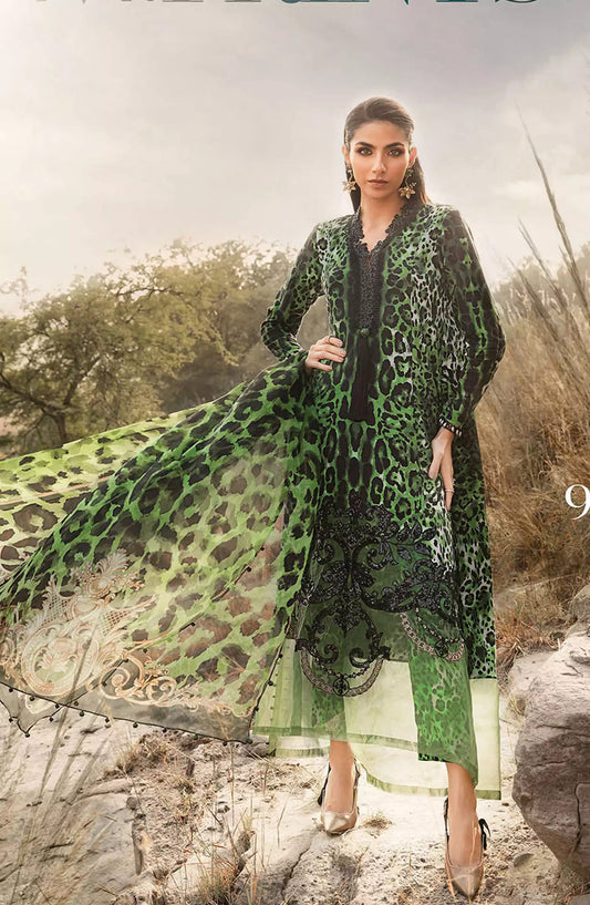 Maria B Unstitched M. Prints Winter 2024 - DESIGN-09 A