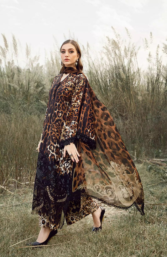 Maria B Unstitched M. Prints Winter 2024 - DESIGN-09 B