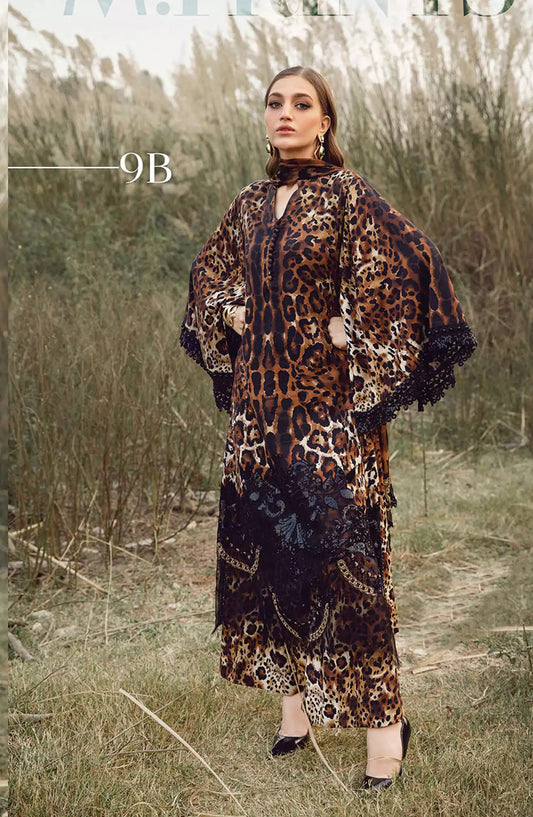 Maria B Unstitched M. Prints Winter 2024 - DESIGN-09 B