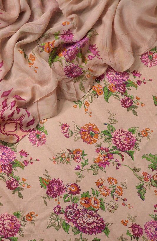 Wintry Wonders unstitch Dobby Khaddar Digital Printed Collection - Design 01