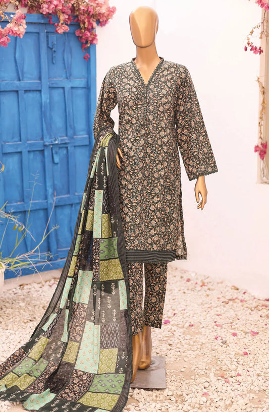 Bin Saeed Printed Lawn Collection 2024 Vol 11 - Design 01