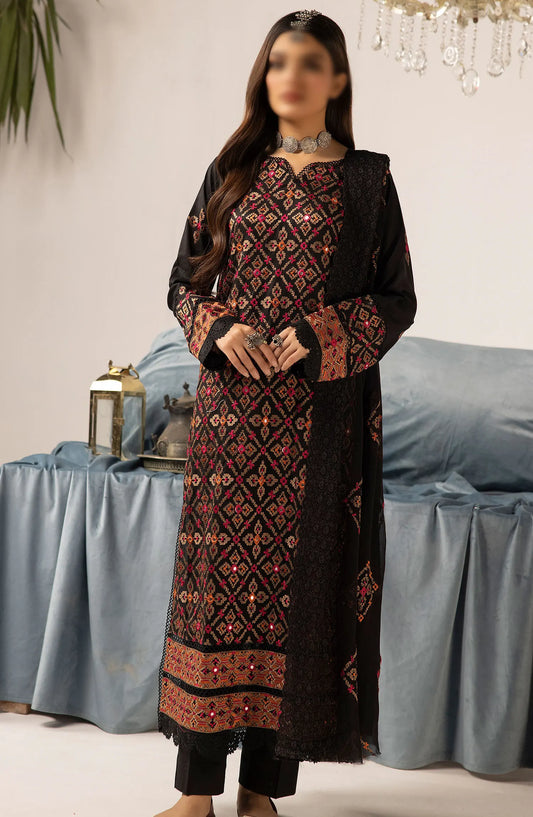Bunai Premium Embroidery Lawn Collection 2024 - Design 01
