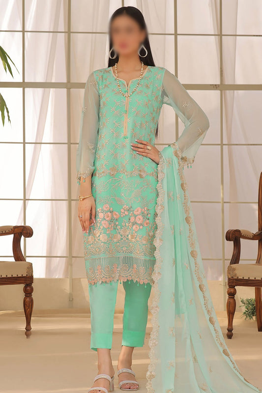 Soghat Izhar Unstitched Luxury Chiffon Collection - Design 01