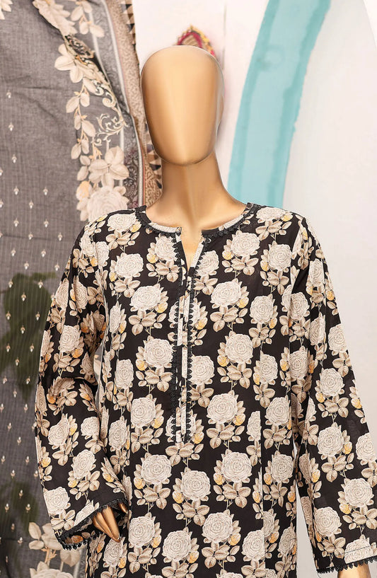 Bin Saeed Printed Lawn Collection 2024 Vol 12 - Design 01