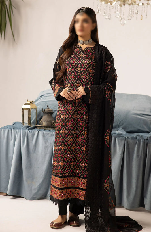 Bunai Premium Embroidery Lawn Collection 2024 - Design 01