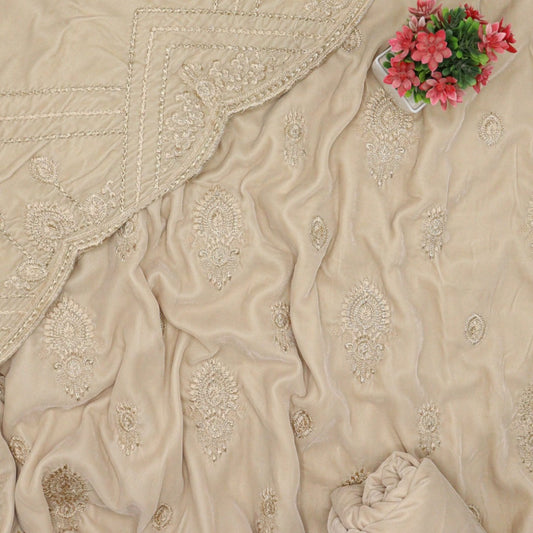 Signature Chapter 01 Unstitched Luxury Embroidered Velvet Series - Design 01