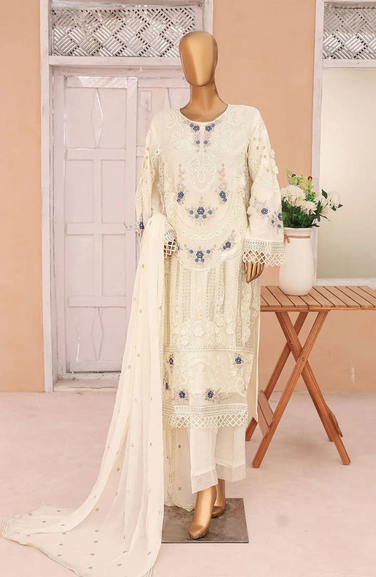 Bin Saeed Gira Chiffon Embroidered Collection Vol 02 - Design 01