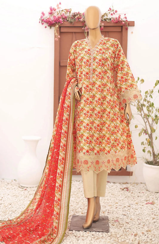 Bin Saeed Exclusive Frocks Embroidered Collection 2024 Vol 04 - Design 01