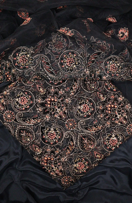 Luminara Festive Unstitched Collection By Amna Khadija - Design 01