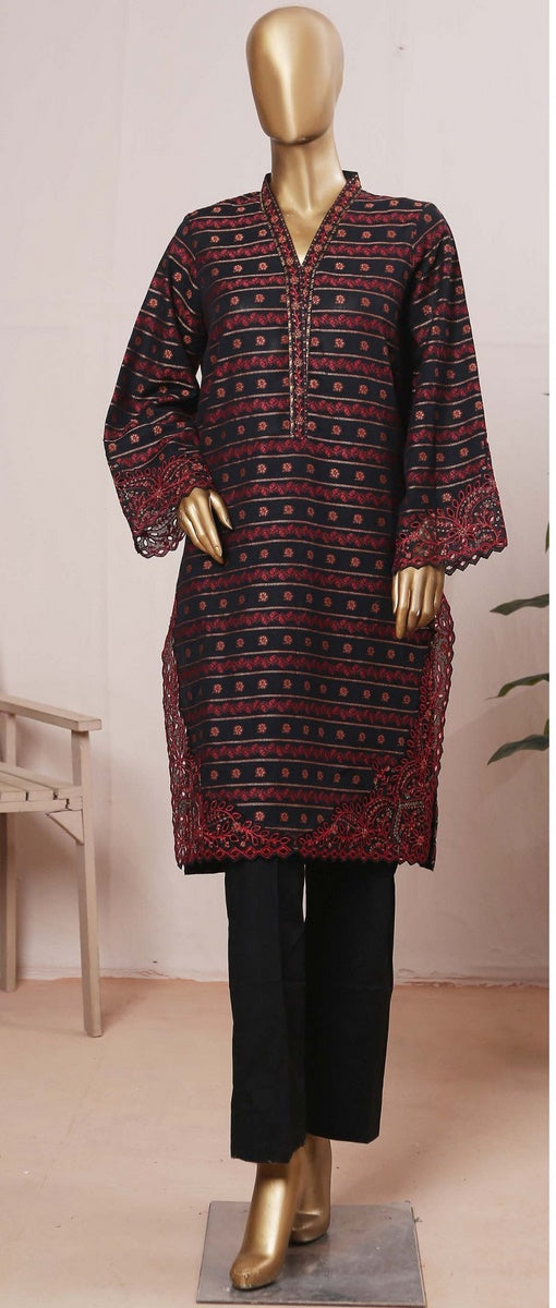 Design 01 Bin Saeed Jacquard 2pcs Embroidered Collection Vol 02