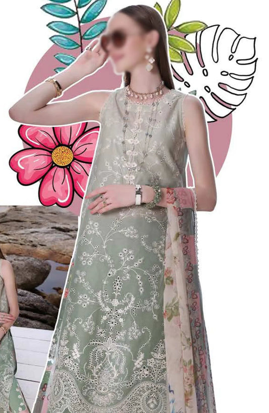 Saadia Asad Noor Luxe Printkari 2024 - Design 01A