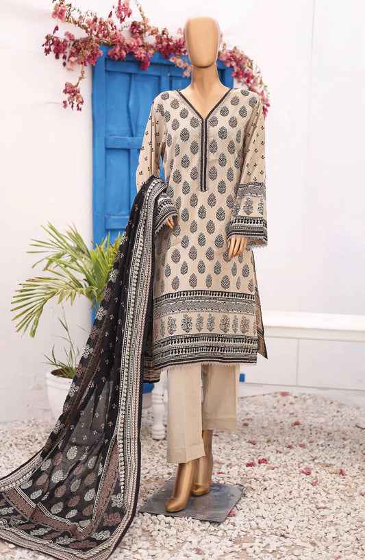 Bin Saeed Printed Lawn Collection 2024 Vol 12 - Design 02