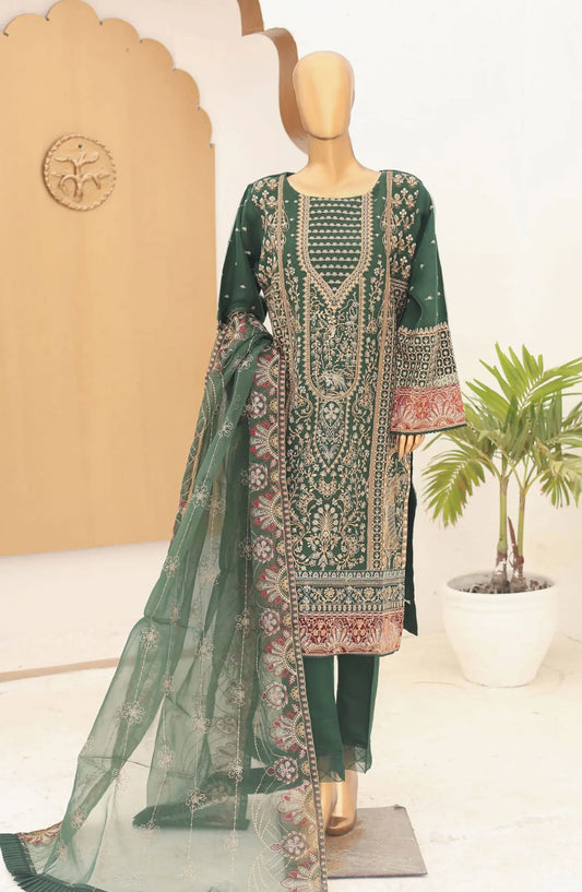 Bin Saeed Exclusive Luxury Fancy Embroidered Collection - Design 02