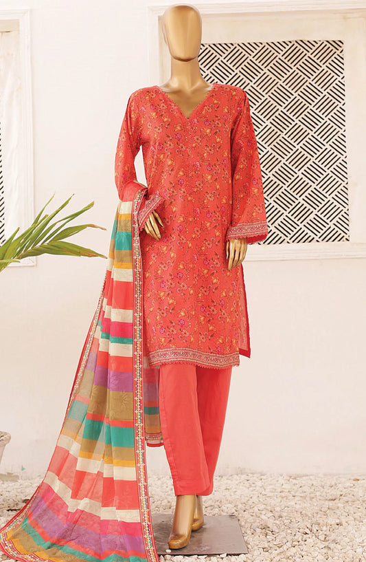 Bin Saeed Printed Lawn Collection 2024 - Design 02