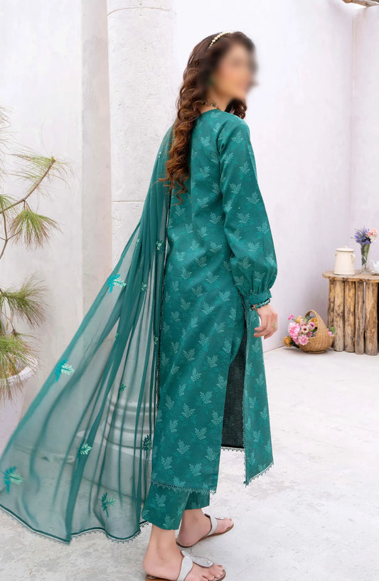 Gardenia Vol 03 Embroidered Print Lawn Collection By Humdum - Design 02