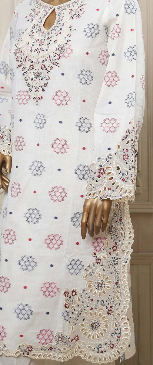 Design 02 Bin Saeed Jacquard 2pcs Embroidered Collection Vol 02