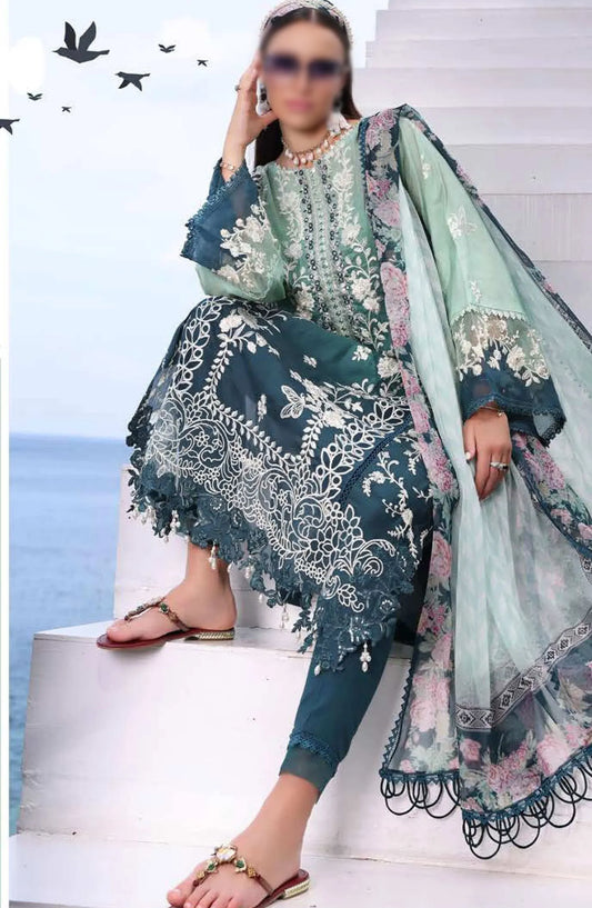 Saadia Asad Noor Luxe Printkari 2024 - Design 02 A
