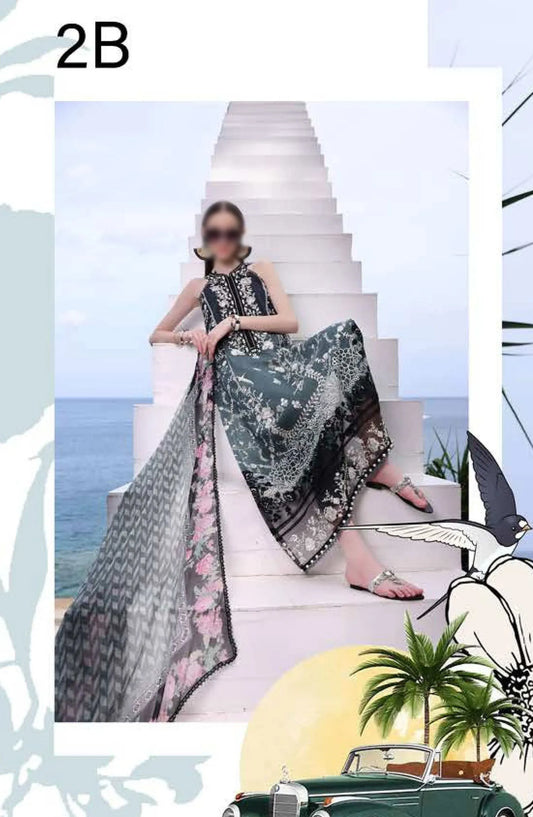 Saadia Asad Noor Luxe Printkari 2024 - Design 02 B