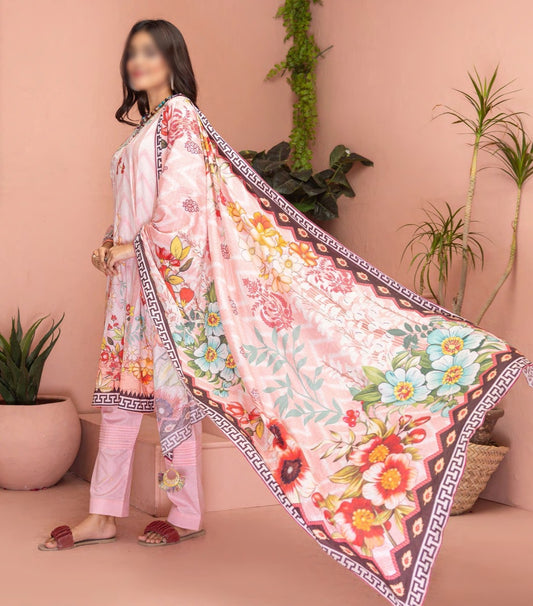 Zainab Digital Printed Luxury Lawn Collection - Design 03