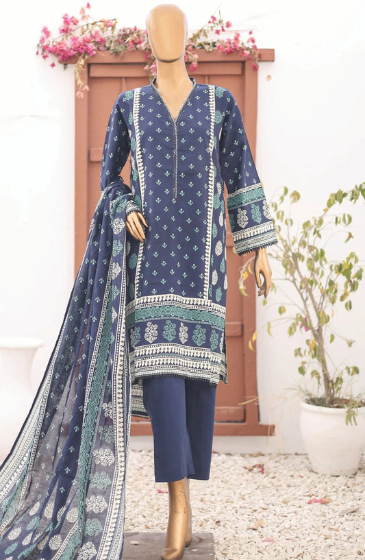 Bin Saeed Printed Lawn Collection 2024 Vol 15 - Design 03