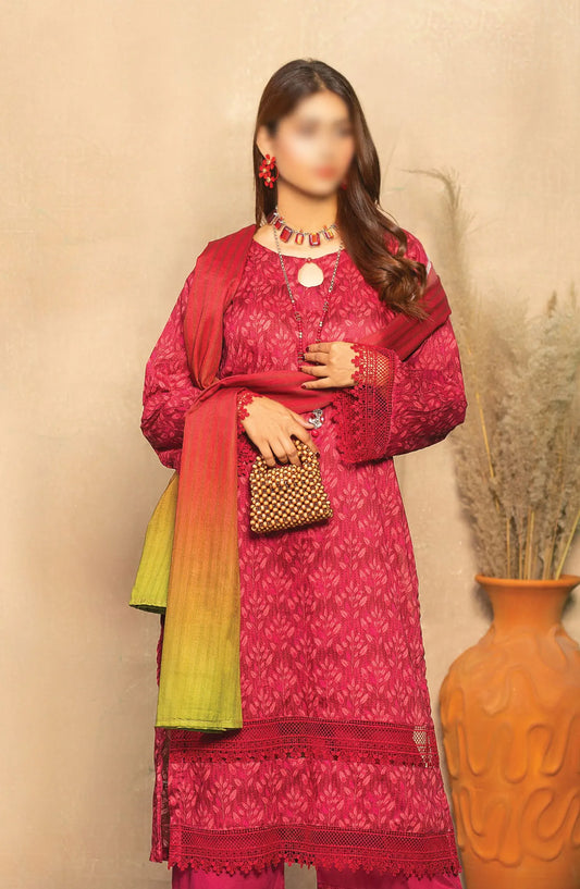 Aangan Digital Printed Lawn Collection By Humdum - Design 03