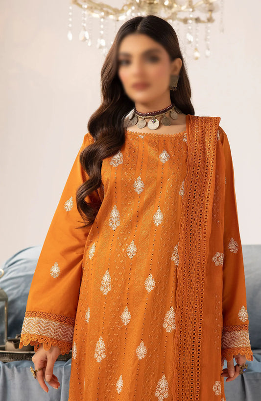 Bunai Premium Embroidery Lawn Collection 2024 - Design 03