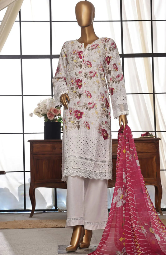 SADABAHAR Printkari Print Over Chikankari Collection 2024 - Design 03
