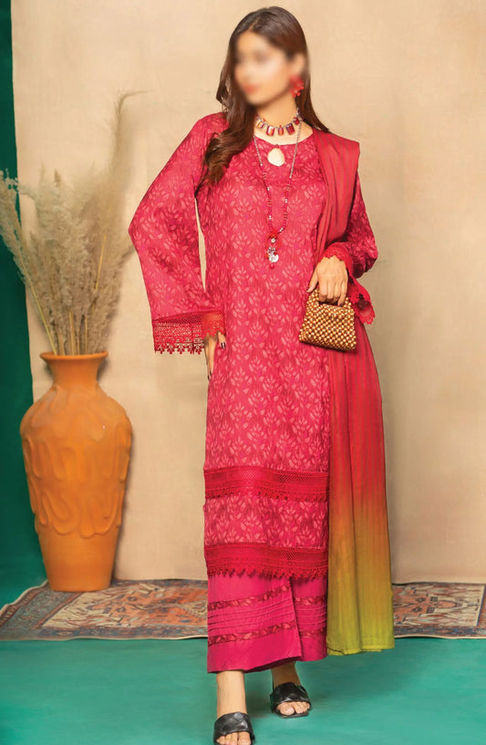 Aangan Digital Printed Lawn Collection By Humdum - Design 03