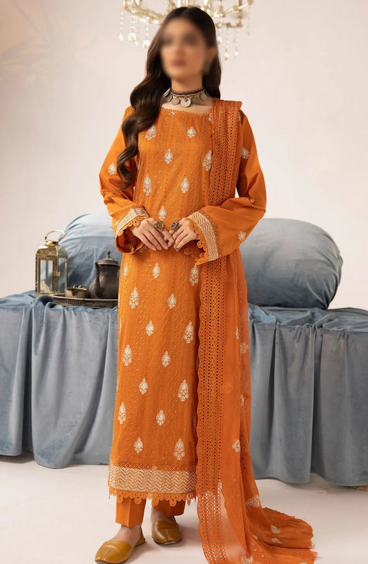 Bunai Premium Embroidery Lawn Collection 2024 - Design 03