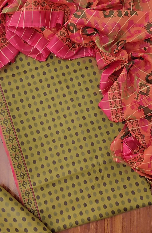 Bin Saeed Unstitched Printed Cotton 3Pcs Collection - Design 03