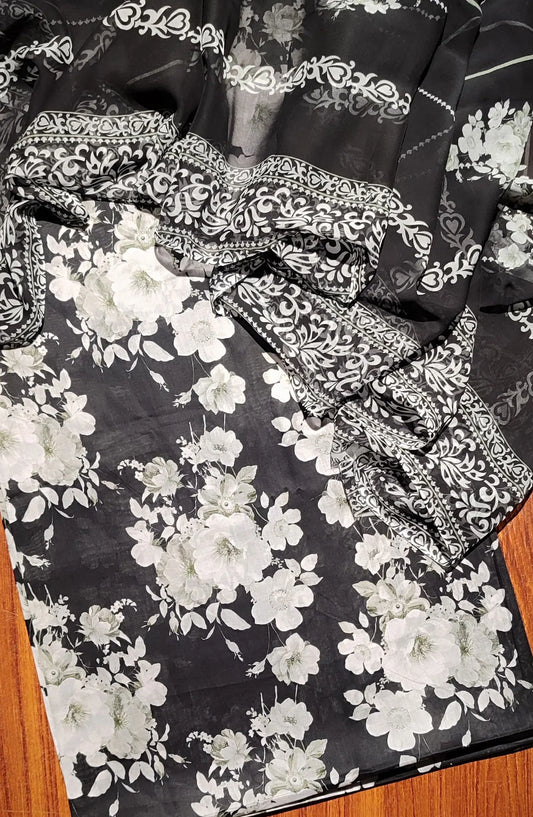 Floral Printed Lawn Full Suit 3 Pec Collection 2024 - Design 03